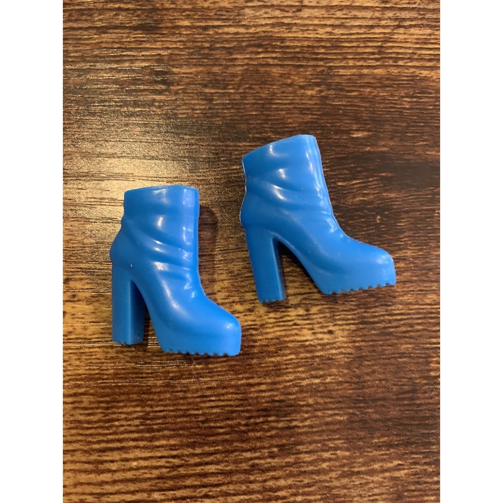 Barbie Fashion Avenue Vintage Ankle Gogo Boots Blue 1990's